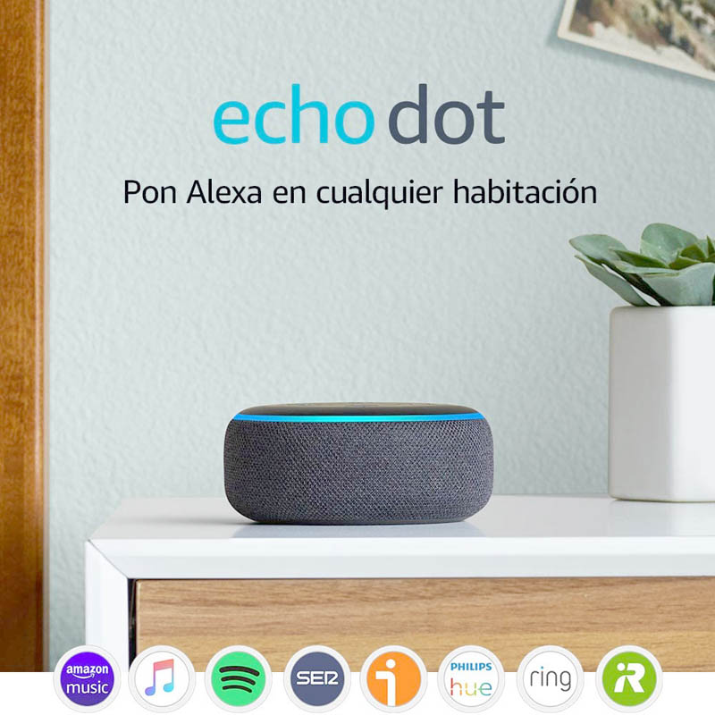 Echo Dot Altavoz inteligente con Alexa