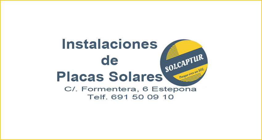 Instalaciones de Placas Solares SOLCAPTUR Estepona