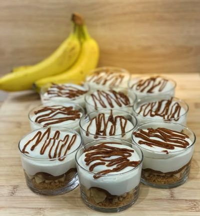 Postres Banoffee bares en Estepona