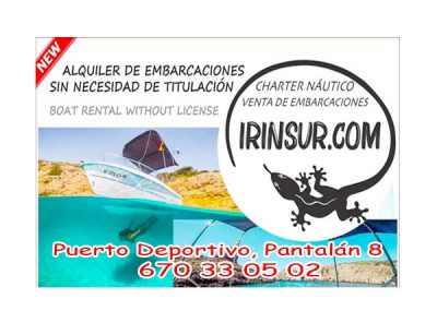 Alquiler de Embarcaciones sin Titulación IRUNSUR