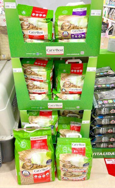 Arena lecho de madera para gatos CAT BEST