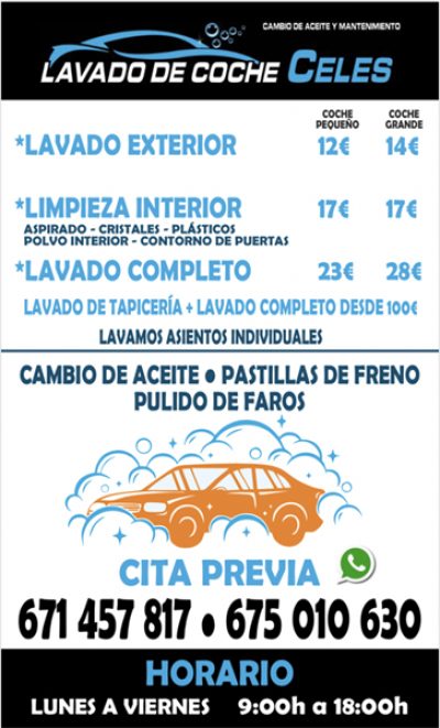 Lavadero de Coches en Estepona