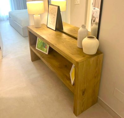Consola de madera maciza Muebles