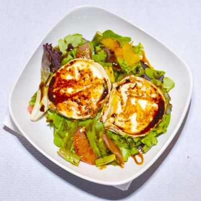 Ensalada con queso de cabra