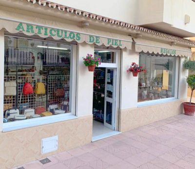 Fachada Artículos de Piel Regalos MODA PIEL