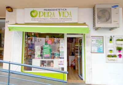 Fachada Herboristería PURA VIDA