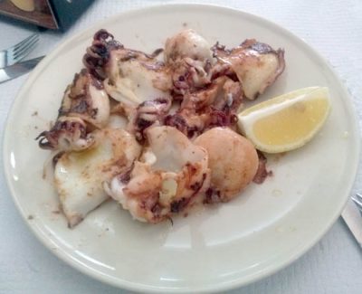 Choquitos a la plancha Estepona