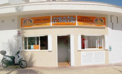 Fachada Asador de pollos el Dorado