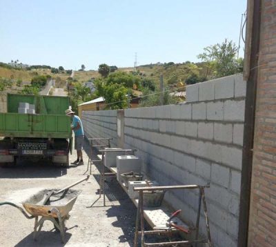 Muro con Revestimiento de Piedra