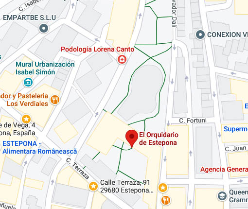 localización orquidario Estepona